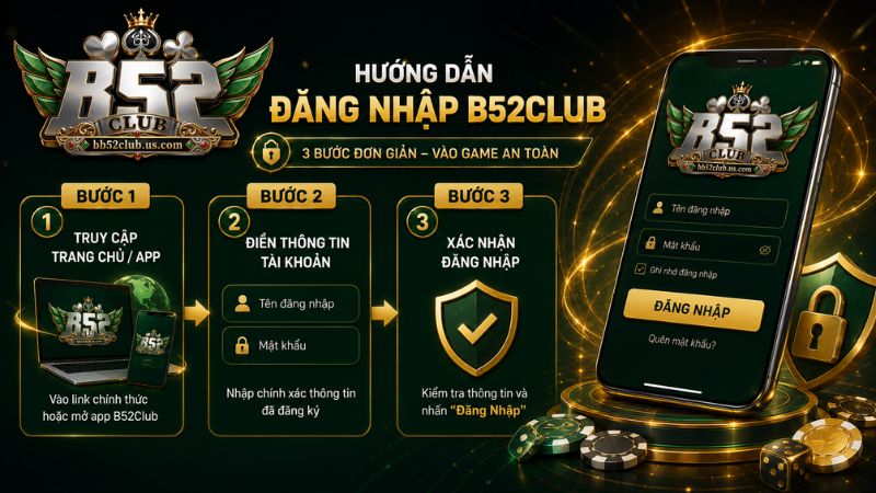 Hướng dẫn đăng nhập B52Club nhanh chóng