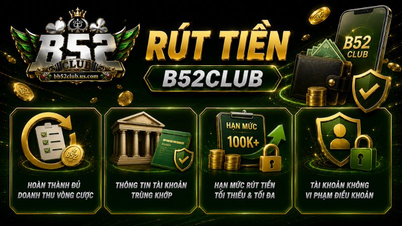 Những quy định chung khi rút tiền B52Club